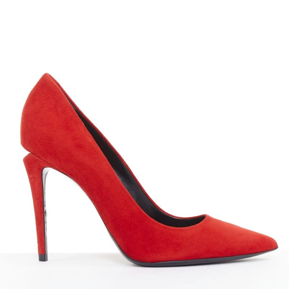 Alexander Wang Tia Suede Cutout Heel Pumps